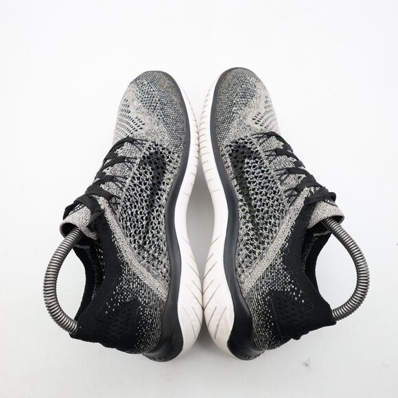 Nike Free Run Flyknit Women’s Size 9 Black Running Shoes Sneakers 942839-101 - Picture 6 of 11